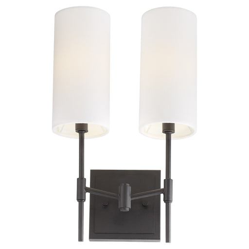 Hamilton 2 Light Wall Sconce in Matte Black