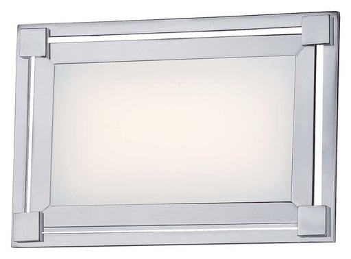 Framed LED Wall Sconce in Chrome
