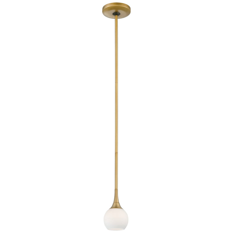 Pontil Mini Pendant in Honey Gold