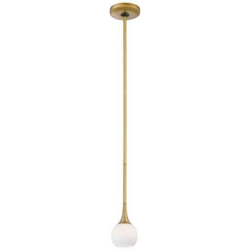 Pontil Mini Pendant in Honey Gold