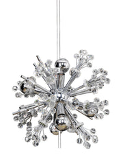 Constellation 6-Light Mini Chandelier in Polished Chrome