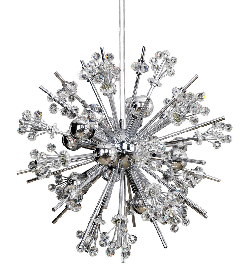 Constellation 10-Light Chandelier in Polished Chrome
