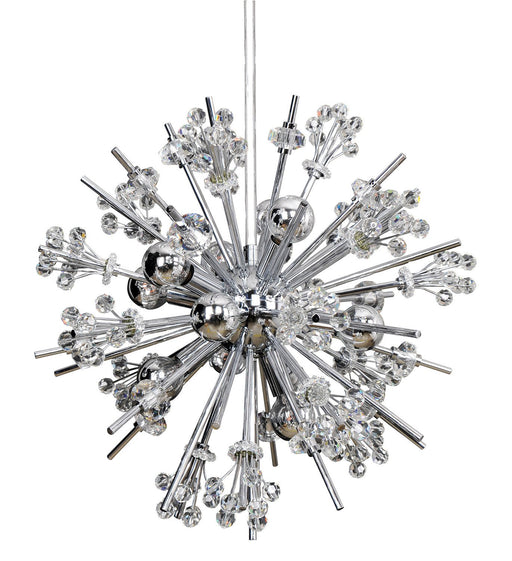 Constellation 10-Light Chandelier in Polished Chrome