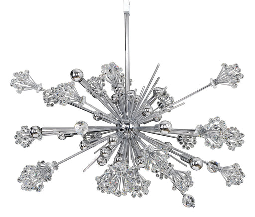 Constellation 30-Light 36" Chandelier in Polished Chrome