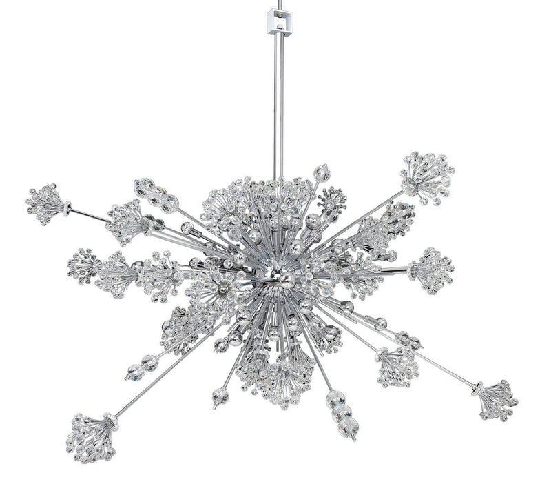 Constellation 30-Light 47" Chandelier in Polished Chrome