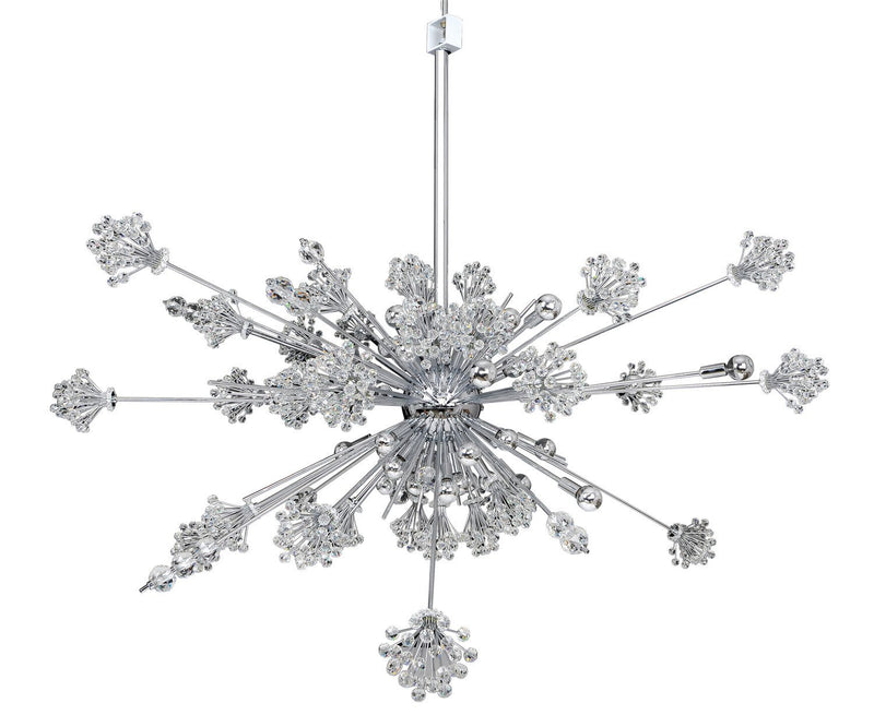 Constellation 46-Light Chandelier in Polished Chrome