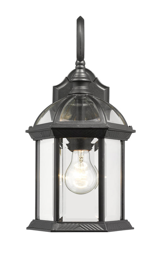 Annex 1 Light 8" Outdoor Wall Light in Black