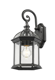 Annex 1 Light 8" Outdoor Wall Light in Black