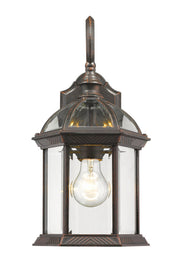 Annex 1 Light 8" Outdoor Wall Light in Rust