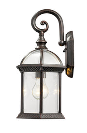 Annex 1 Light 8" Outdoor Wall Light in Rust