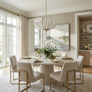 Zanara 6-Light 26" Pendant in Gold Dust