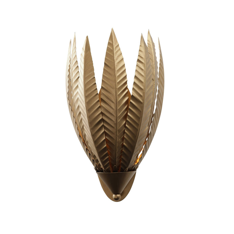 Zanara 12" Wall Sconce in Brass Kisser