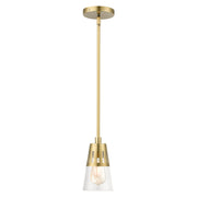 Brynhurst Mini Pendant in Natural Brass