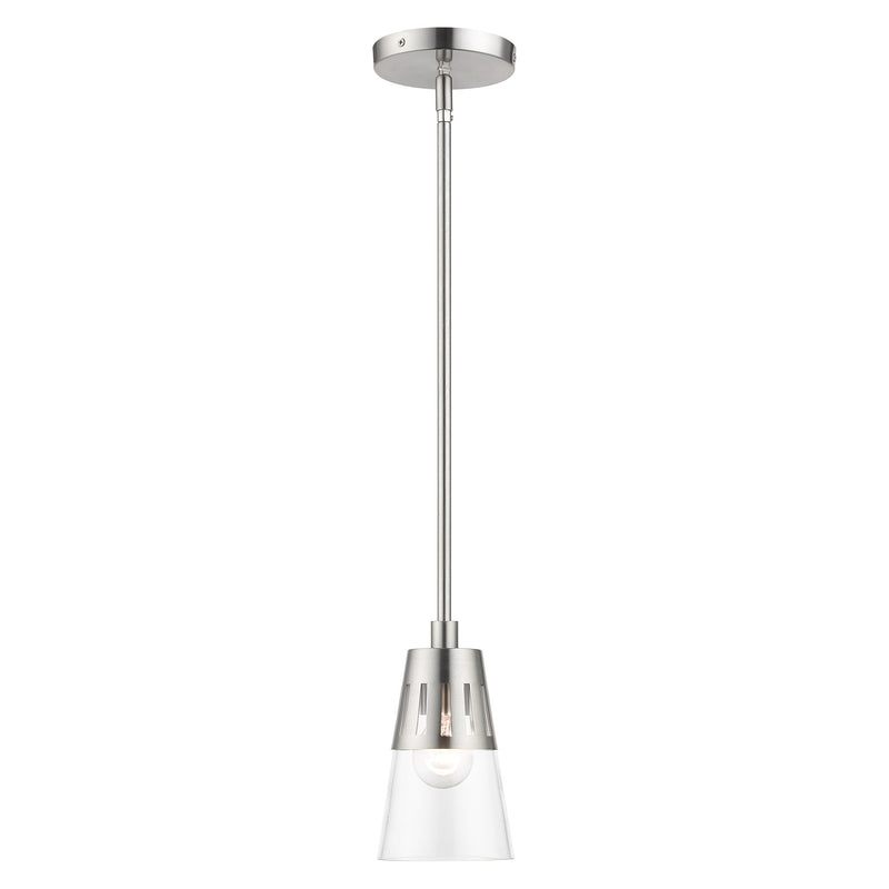 Brynhurst Mini Pendant in Brushed Nickel