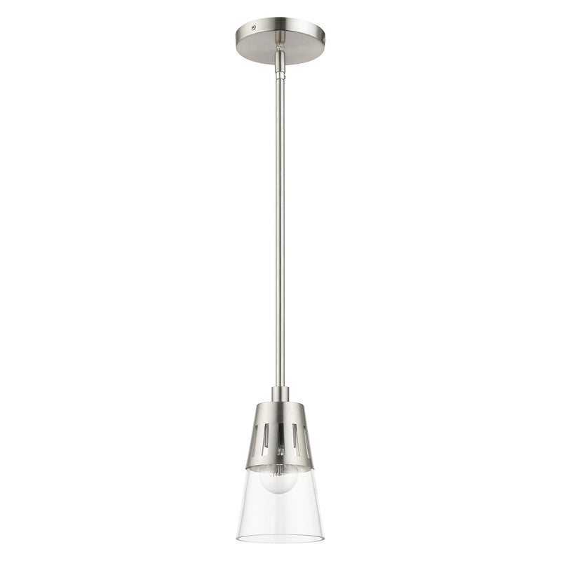 Brynhurst Mini Pendant in Brushed Nickel