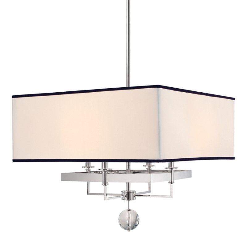 Gresham Park 4-Light Chandelier in Polished Nickel
