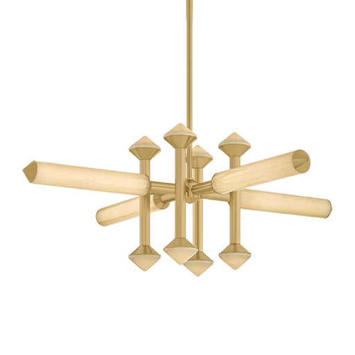 Hydra 12-Light Chandelier in Vintage Brass