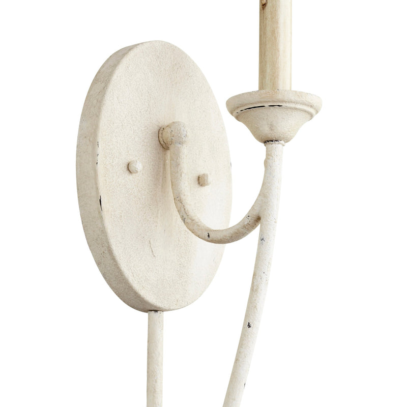 Brooks 1 Light Wall Sconce in Persian White