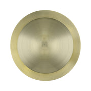 Ventura 2-Light Medium ADA Semi-Flush Mount / Wall Sconce in Antique Brass