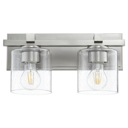 Kaplan 2 Light Vanity Light in Satin Nickel