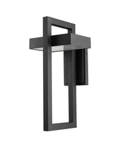 Luttrel 1 Light 8.625" Outdoor Wall Light, Black in Black