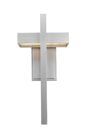 Luttrel 1 Light 8.625" Outdoor Wall Light, Silver in Silver