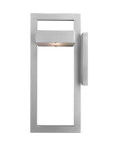 Luttrel 1 Light 8.625" Outdoor Wall Light, Silver in Silver