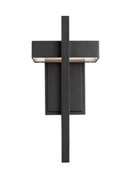 Luttrel 1 Light 7.125" Outdoor Wall Light in Black