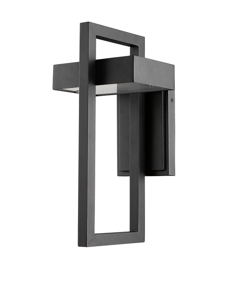 Luttrel 1 Light 7.125" Outdoor Wall Light in Black