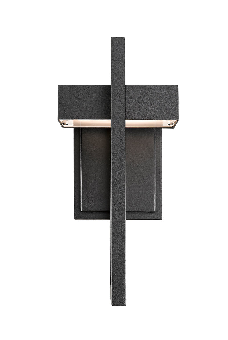Luttrel 1 Light 5.5" Outdoor Wall Light in Black