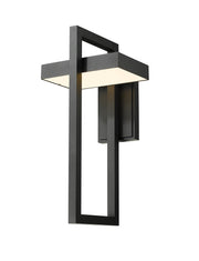 Luttrel 1 Light 11.75" Outdoor Wall Light in Black