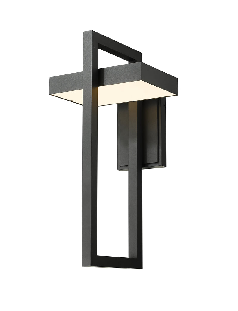 Luttrel 1 Light 11.75" Outdoor Wall Light in Black