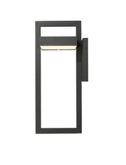 Luttrel 1 Light 11.75" Outdoor Wall Light in Black