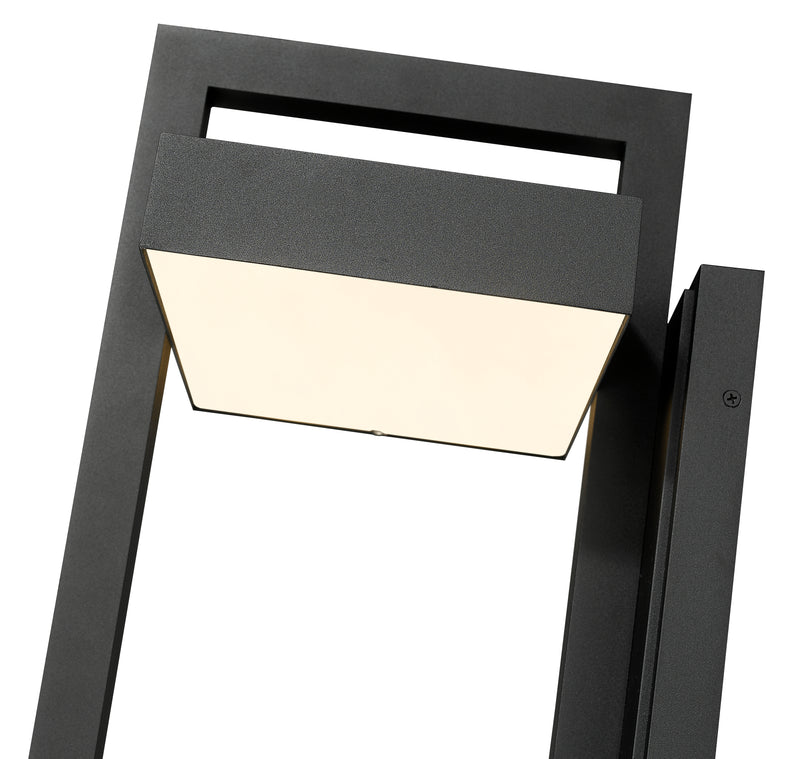 Luttrel 1 Light 11.75" Outdoor Wall Light in Black
