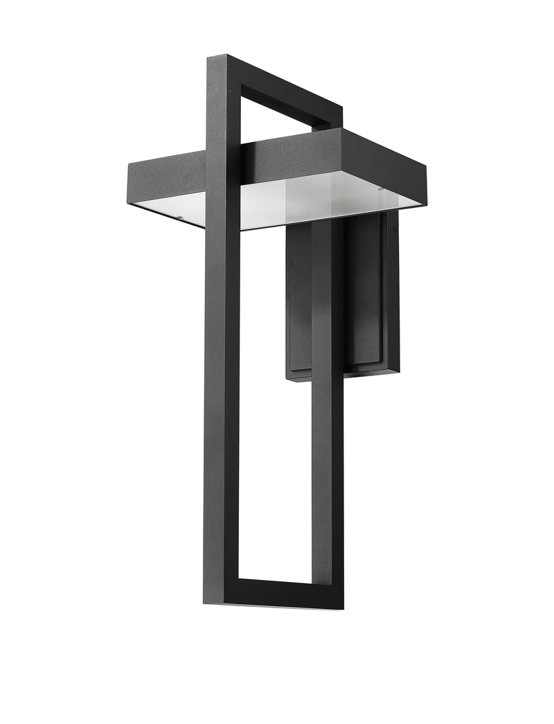 Luttrel 1 Light 11.75" Outdoor Wall Light in Black