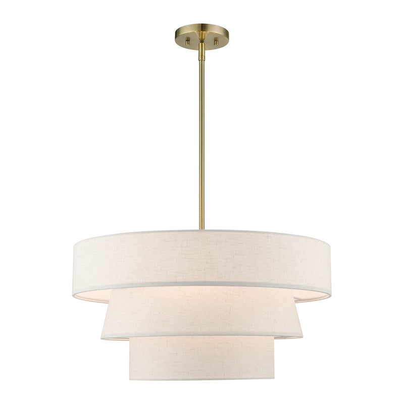 Chandler 4-Light Chandelier in Antique Brass