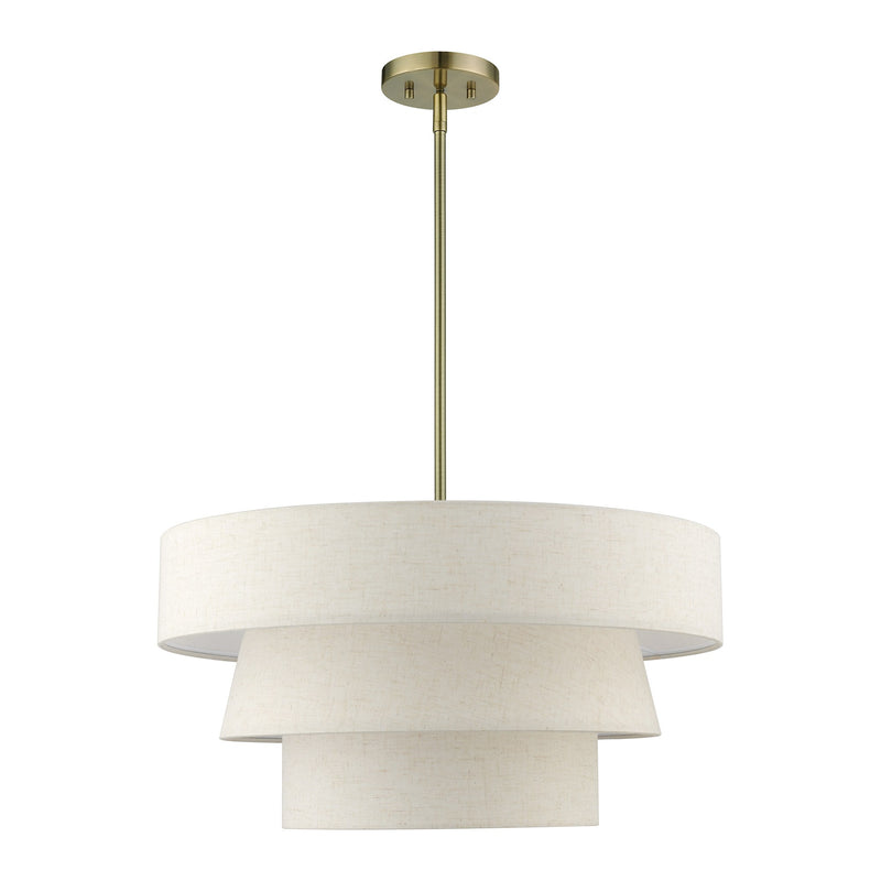 Chandler 4-Light Chandelier in Antique Brass