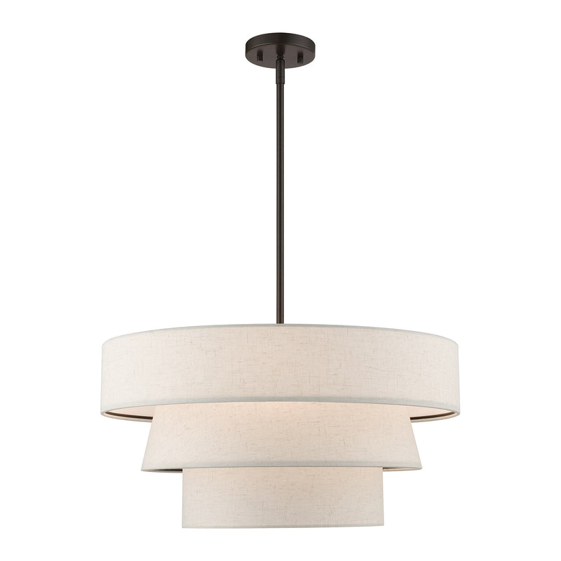 Chandler 4-Light Chandelier in English Bronze