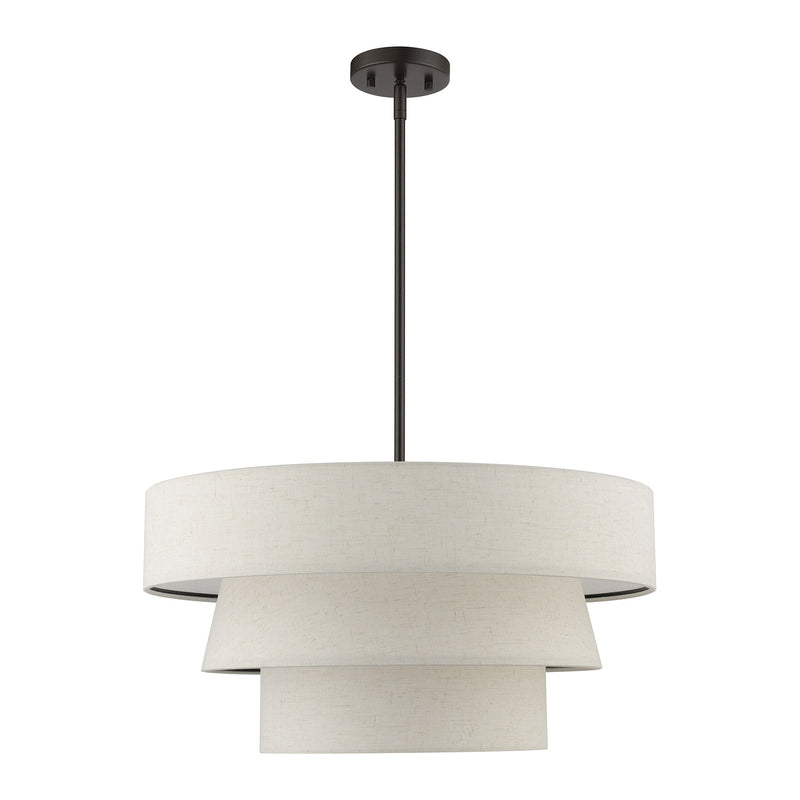 Chandler 4-Light Chandelier in English Bronze
