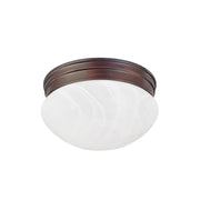 Scott Flush Mount in Burnished Bronze