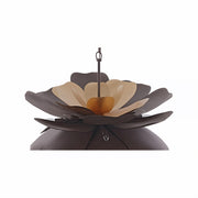 Botanic Panic 13-Light 28" Pendant in Dark Bronze / French Gold