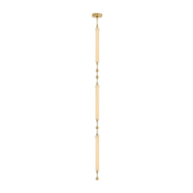 Parigi 3-Light Pendant in Vintage Brass