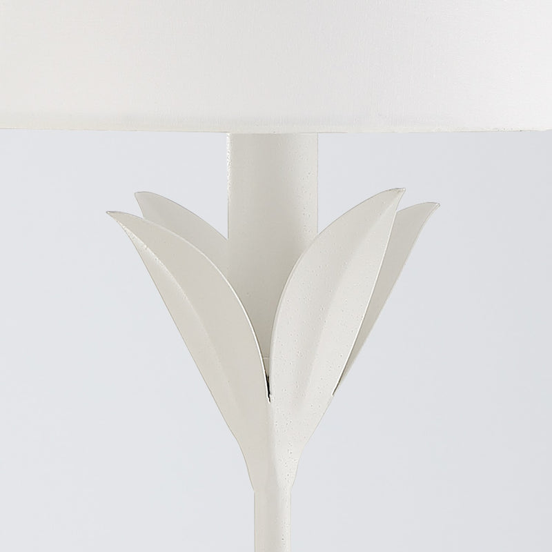 Broche 6 Light 32" Chandelier in Matte White