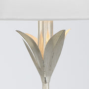 Broche 6 Light 32" Chandelier in Antique Silver