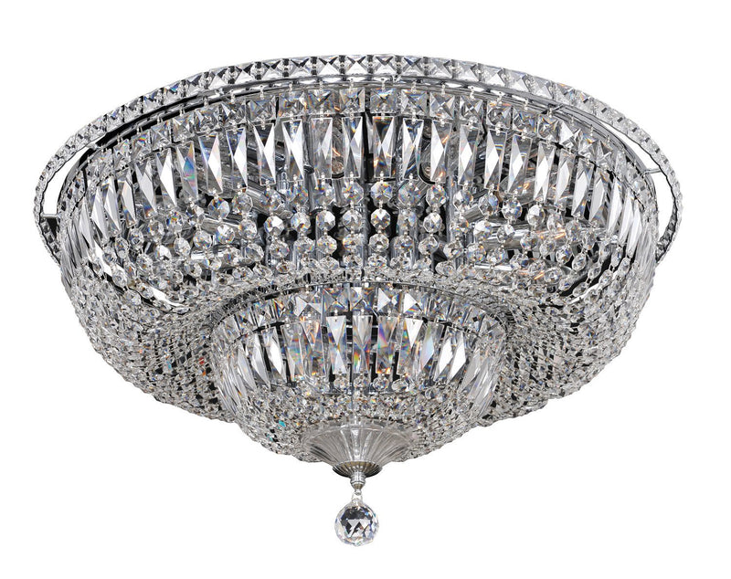 Betti 16-Light Flush Mount in Polished Chrome