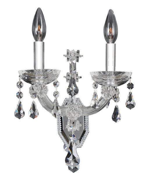 Brahms 2-Light Wall Sconce in Polished Chrome