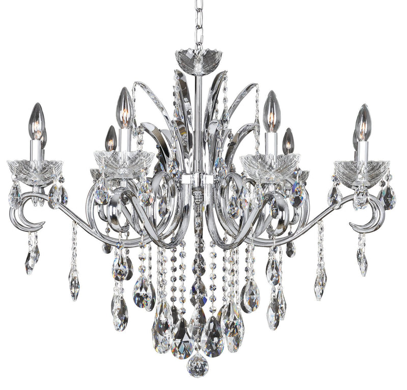 Catalani 9-Light Chandelier in Polished Chrome