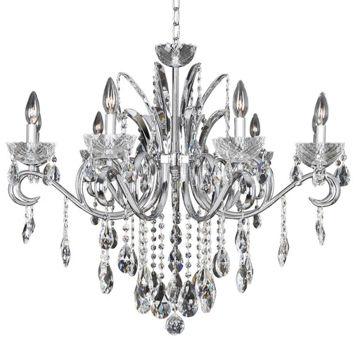 Catalani 9-Light Chandelier in Polished Chrome