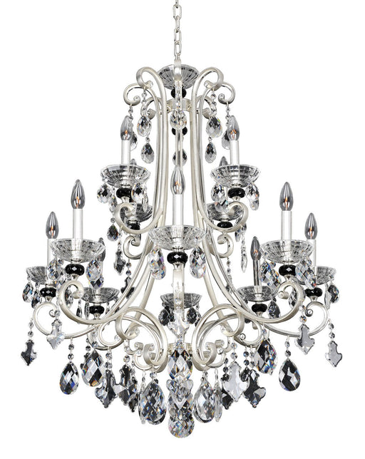 Bedetti 12-Light Chandelier in Two Tone Silver