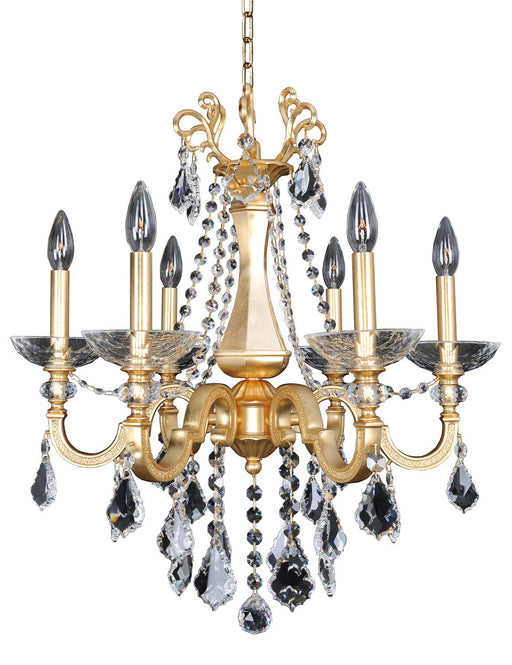 Barret 6-Light Chandelier in French Gold
